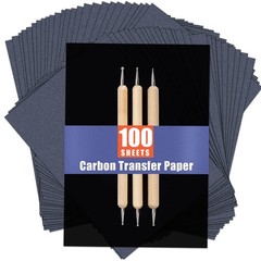 PSLER 100 Sheets Carbon Paper Sheets, Carbon Transfer Paper for DIY Woodwork…