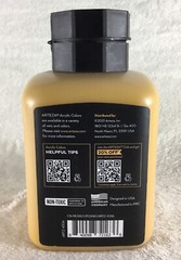 ARTEZA Acrylic Colors Premium Paint 33.8 fl oz (1000ml) A104 Yellow Ochre