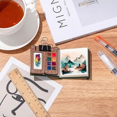 Pocket Artist Watercolour Mini Paint Set Travel Paint Gift for Artists Students