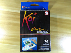 Sakura XNCW-24N Water Colors Field Sketch Set with Brush – 24 colors [NIB]