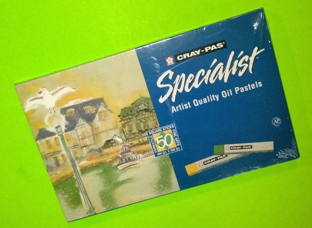 Cray-Pas Sakura Oil Pastel Square Sticks Set 50-Piece Specialist Assorted ESP5