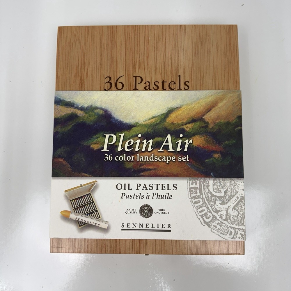 Sennelier Plein Air 36 Color Landscape Set In Wooden Case