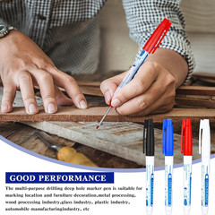 8 PCS Long Nose Marker Long Head Deep Hole Marker Pens 30 Mm Felt Tip Colorful M