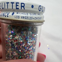 Vintage Wilhold Non Toxic Double Plated Full Brilliance Color Glitter