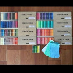 FELISSIMO Watercolor Pencil Set 210 Pieces 9cm Length Used Art Supplies