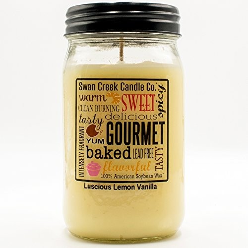 Luscious Lemon Vanilla 24 oz. Swan Creek 3.75 inches x x 7