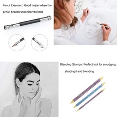 29 Pcs Drawing Art Set Canvas Rolling Pouch Painting Supplies