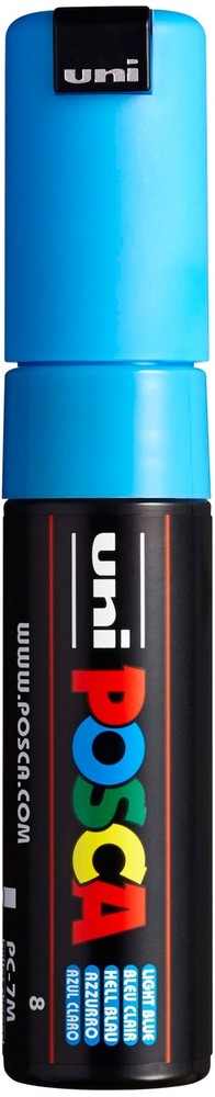 Marker 7M Light Blue Pen Art School Supplies Rock Fabric Paint Markers Craft DIY