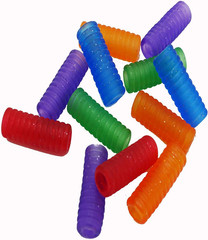 Assorted Colors Rubber Pencil Grips – Grippies for Pencils/Pens in Regular Size