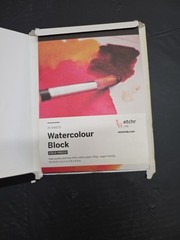Etchr Watercolor Block A5 Cold Press A5 Acid Free 5.8×8.3in