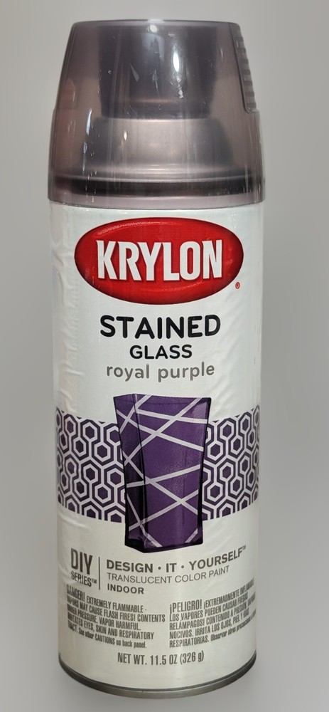 Krylon Stained Glass Translucent Royal Purple Spray Paint – 9027 – 11.5 Oz