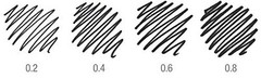 Faber Castell ECCO PIGMENT Fiber Tip Pens Black 4 Count with Varying Tip Sizes