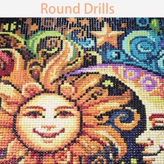 Sun and Moon Diamond Art Painting Kits for Adults, Tarot 5D Diamond Painting