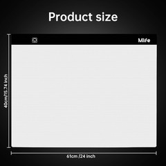A2 LED Light Pad for Diamond Art Painting Light Board with 3 Brightness Tracing