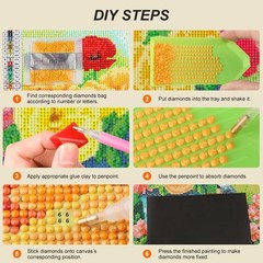 Diamond Painting Kits for Adult, Horse Diamond Painting Kits for Beginners, 5D e