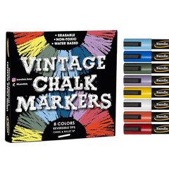 Bandle B. Chalk Markers – 8 Vintage, 1 Count (Pack of 8), Vintage – 8 pack