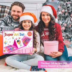Art Supplies 272 Pack Art Set Drawing Kit For Girls Boys Teens Artist Deluxe Gif