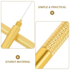 2 Pcs Aluminum Paint Pen with Fluid Writer Tip for Car and Chip Repair
