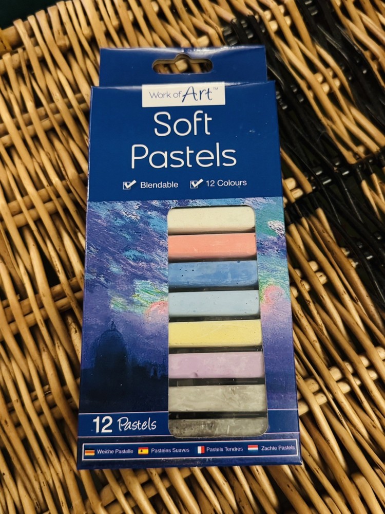 Work Of Art 12 Soft Pastels – blendable Bright Colours Craft Art Artist Design
