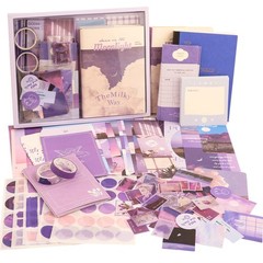 348 Pcs Scrapbooking Supplies Kit, Vintage Aesthetic Scrapbook Kit for Bullet