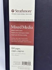 Strathmore 566-8 500 Series Hardbound Mixed Media Art Journal, 8.5×11, White