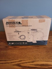 Master Airbrush ECO KIT-17 Multi-Purpose Gravity Feed Airbrushing System Kit