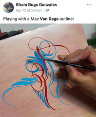 # 6 Lettering Outlining Brush by Andrew Mack – Von Dago “PRO SERIES”