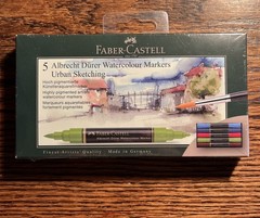 Albrecht Durer Watercolor Markers – Urban Sketching – 5 Colors NEW look 👀
