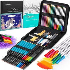 73Pcs Art Supplies Drawing Kit Sketch Pencils Set Adults Gift | 73-Piece Art …