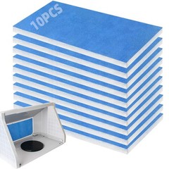 10 Pieces Paint Booth Filters,Portable Spray Booth Filter, Paint Booth Exhaus