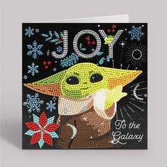 Joy to the Galaxy, Crystal Art Card 18x18cm/7.09×7.09 inches