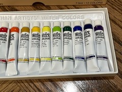 ShinHan Art Materials Professional Watercolor Paint Set 7.5ml 13 Colors In Box