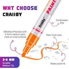 Oil Based Paint Markers, 48 Colors Permanent 48 Colors Oil-Based Paint Markers