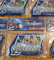 Avengers Jumbo Eraser Lot NEW