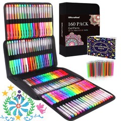 160 Pack Gel Pens for Adult Coloring Book, 80 Colors Gel Pens Colored with 80…