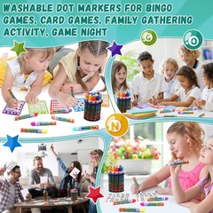 48 Pack Dot Markers Bulk, Washable Dot Markers for Toddlers Art, Children Pai…