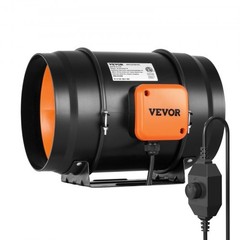 Inline Duct Fan, 8-Inch 750 CFM with Variable Speed Controller, Quiet AC-mot…