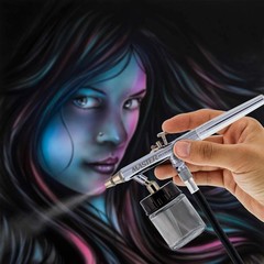 Master Airbrush S68 Multi-Purpose Precision Dual-Action Siphon Feed Airbrush …