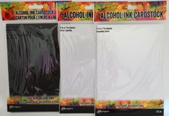 Ranger Tim Holtz Alcohol Ink Cardstock 5 x 7 – 10 pack – YOU PICK