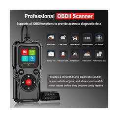 OBD2 Scanner with Battery Tester, Car Code Reader for Check Engine … Fast Ship