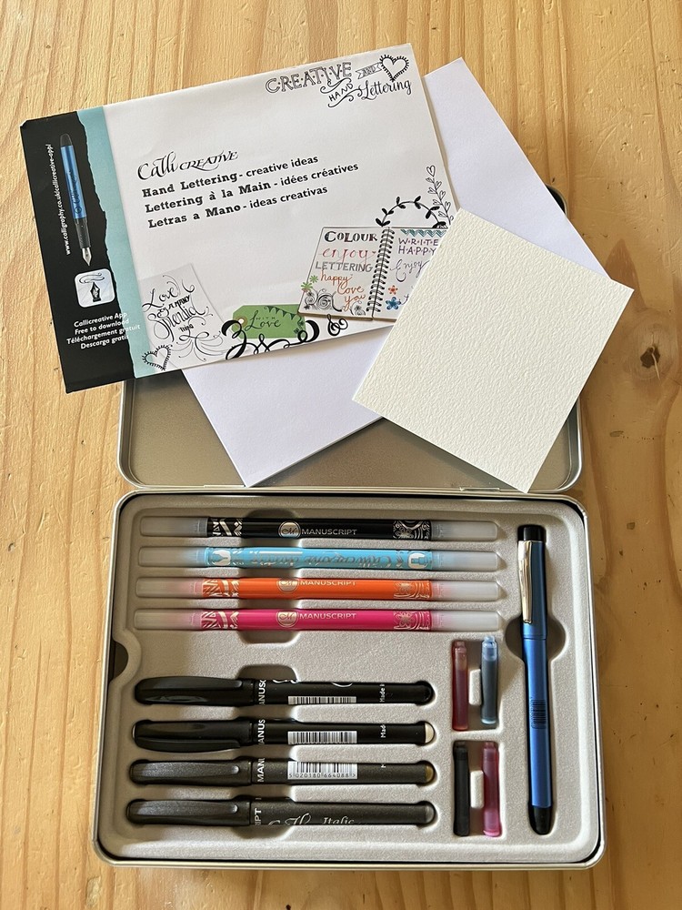 Manuscript Callicreative Hand Lettering Set (See Pics For Details)