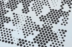 2 PACK Mylar Camouflage Stencils DIY Rifle Gun Airbrush Paint Mask HexTac Camo