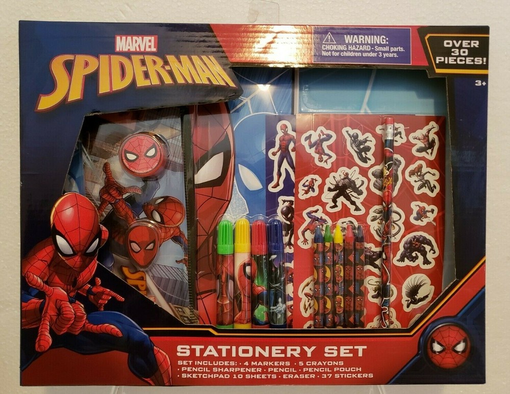 Marvel Spiderman Stationery Set, Age 3+