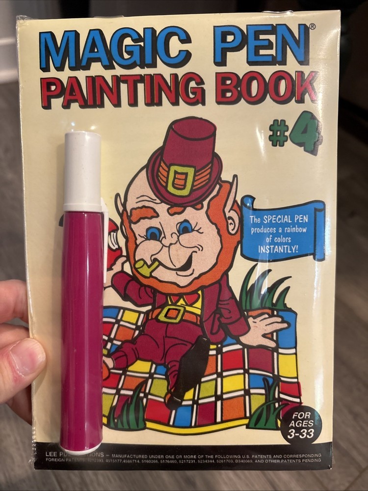 Magic Pen Painting Book #4 With Special Pen