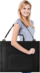 JusArt Art Portfolio Bag, 24×36 Light Weight Folder Case with