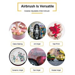 0.2mm 0.3mm 0.5mm Airbrush Pen Air Brush Spray Gun Sprayer Pen Art Tattoos Cake