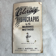 Vintage Marshall’s Transparent Photo Oil Colors No. “0” Set
