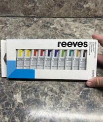Reeves 12 Piece Watercolor paint 10ml Each tube New in Package