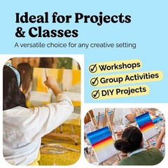 Chalkola 11×14 Canvas for Painting 15 Pack | Blank Canvas Panels for Painting