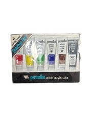 VTG 1982 Weber Permalba Artists’ ACRYLIC Color Paints Multiple Colors 2.25 Fl Oz